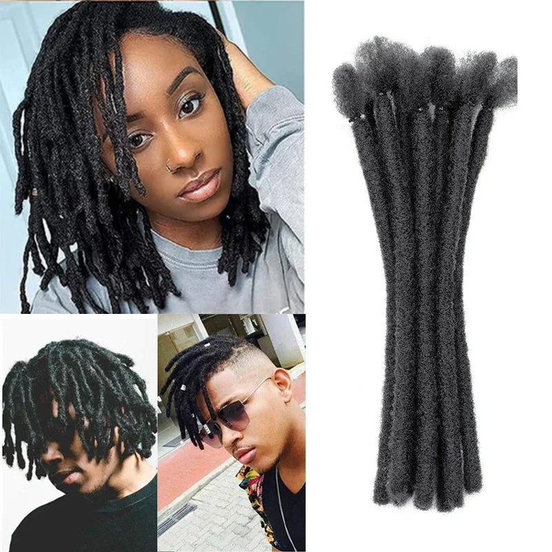 H&STAR Synthetic 8 Inch Handmade Dreadlocks Hair Extensions