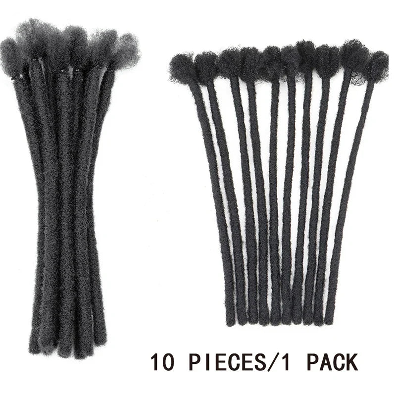 H&STAR Synthetic 8 Inch Handmade Dreadlocks Hair Extensions