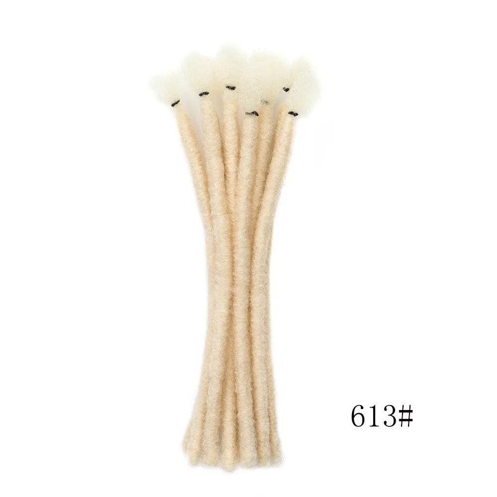H&STAR Synthetic 8 Inch Handmade Dreadlocks Hair Extensions