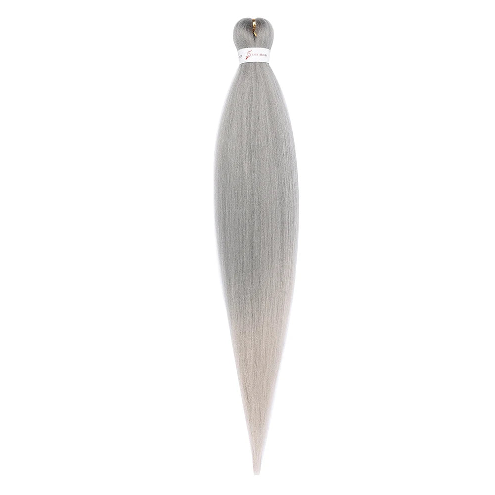Pre-stretched Long Braided Synthetic Hair 26/30inch Extensions For Crochet Braided Hair Synthetic Ombre DIY Giant Braided Hair